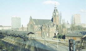 Gdańsk, dworzec główny. Fot. Andrzej Genel. Numer inwentarzowy: Neg. 3922/17.